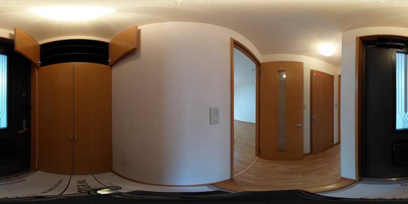 パノラマ画像玄関