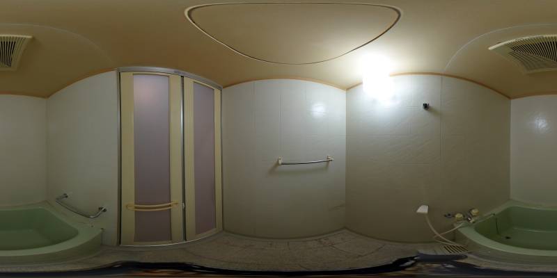 パノラマ画像バスルーム