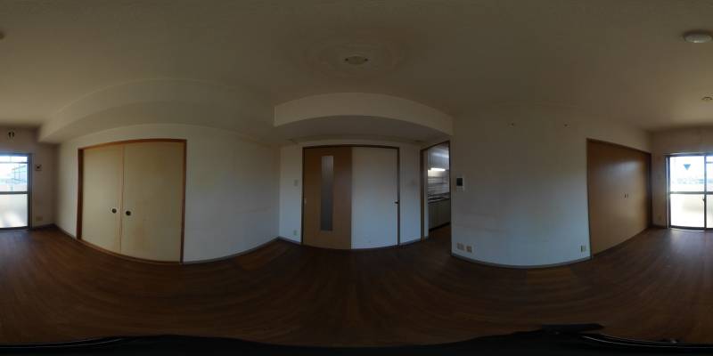 パノラマ画像リビング