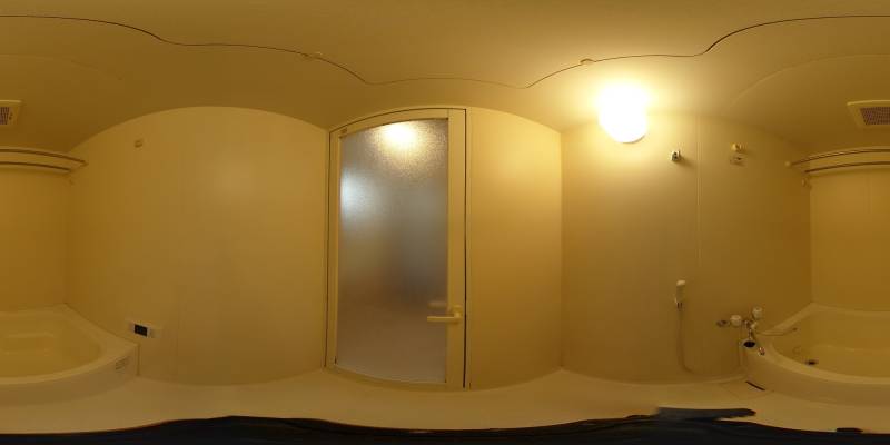 パノラマ画像バスルーム