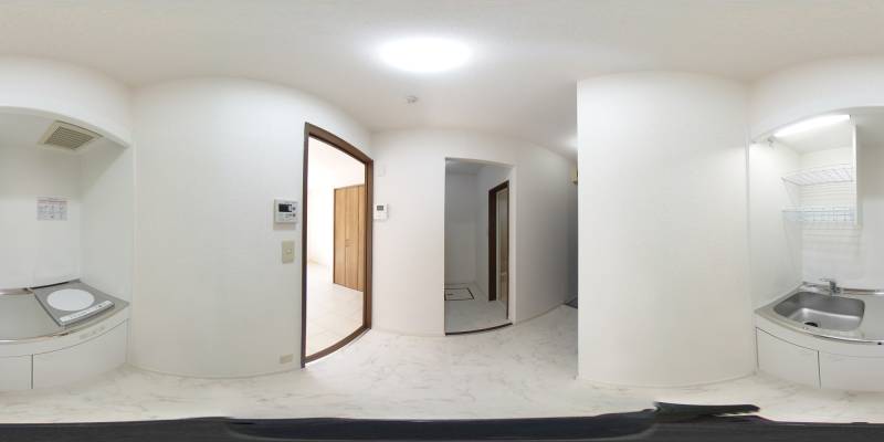 パノラマ画像キッチン