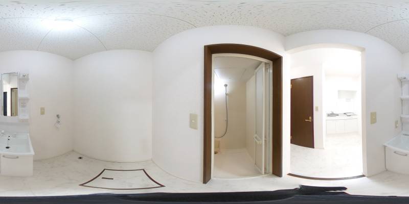 パノラマ画像洗面所