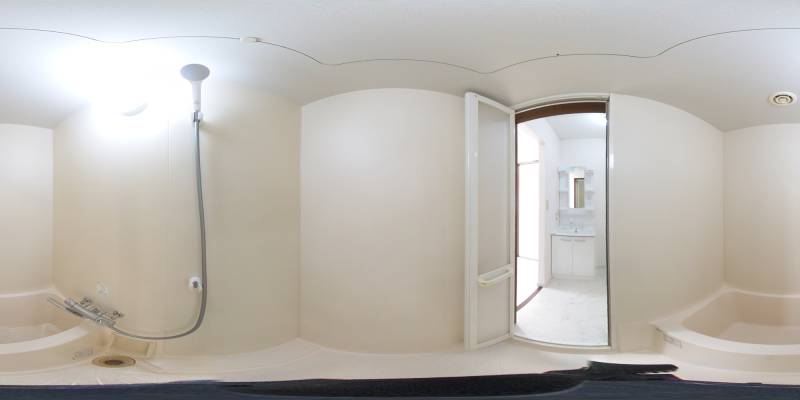 パノラマ画像バスルーム