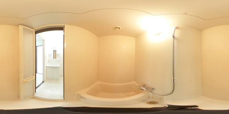 パノラマ画像バスルーム