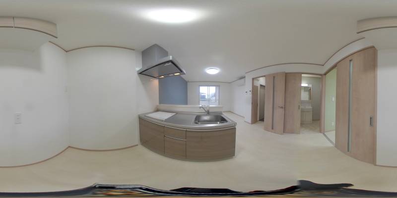 パノラマ画像キッチン