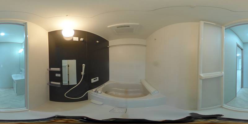 パノラマ画像バスルーム