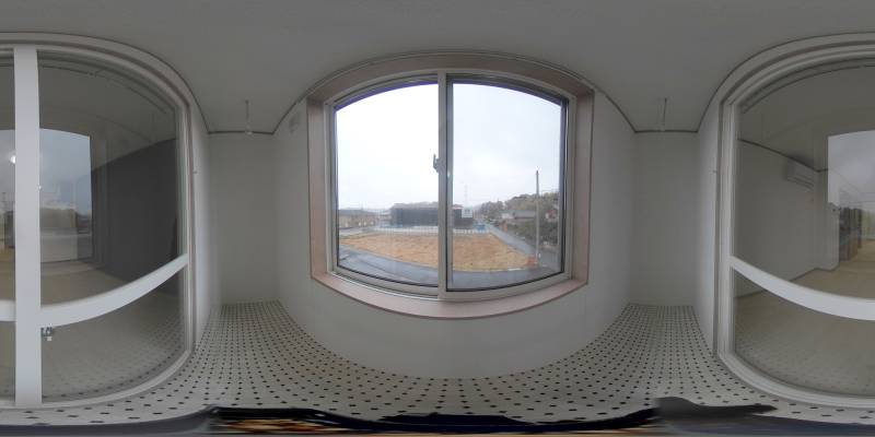 パノラマ画像バルコニー