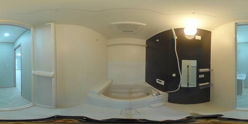 パノラマ画像バスルーム