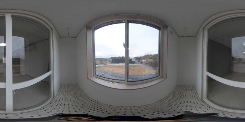 パノラマ画像バルコニー