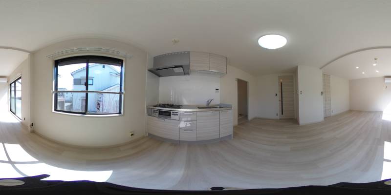 パノラマ画像キッチン