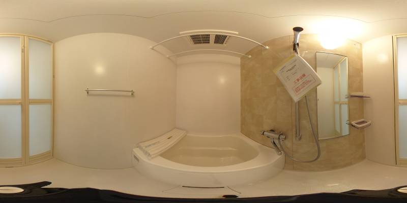 パノラマ画像バスルーム