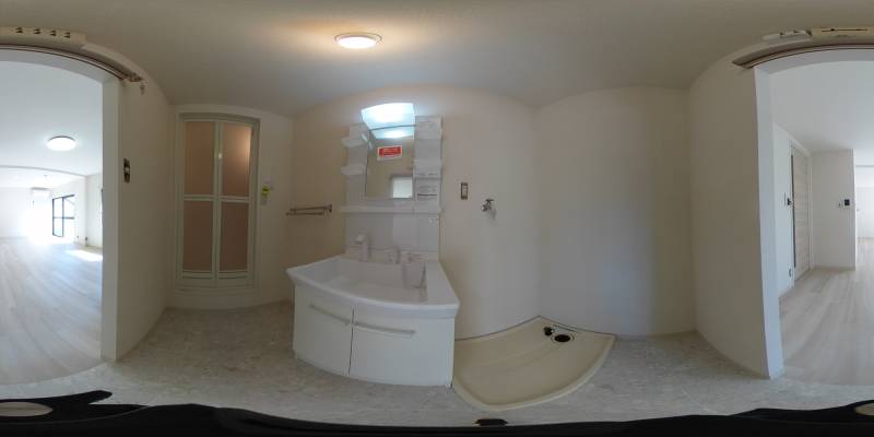 パノラマ画像洗面所