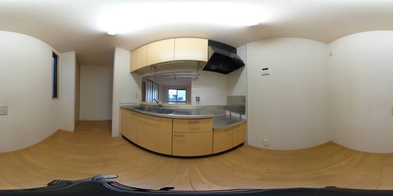 パノラマ画像キッチン