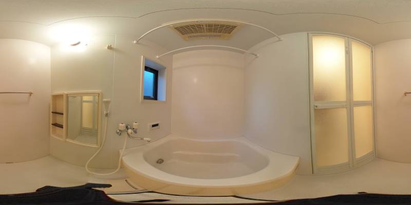 パノラマ画像バスルーム