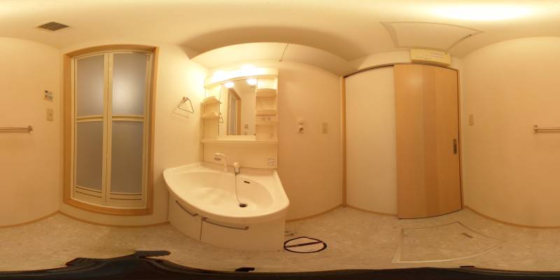 パノラマ画像洗面所