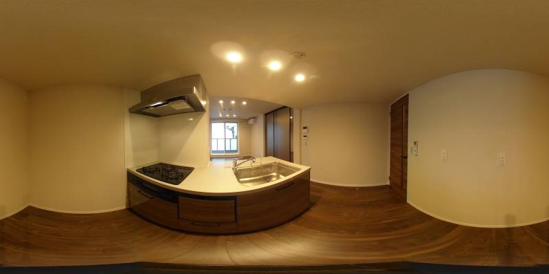 パノラマ画像キッチン