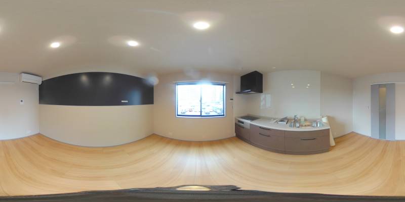 パノラマ画像リビング