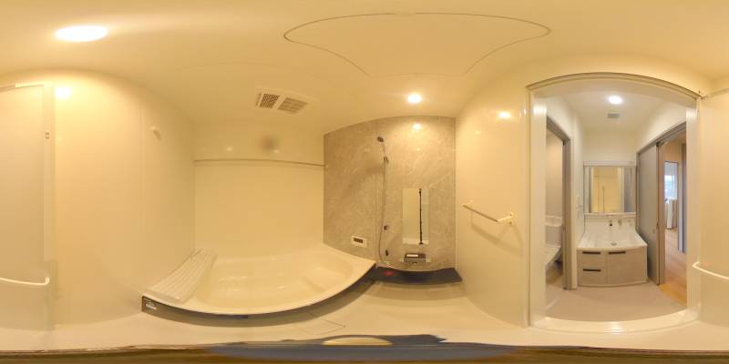 パノラマ画像バスルーム