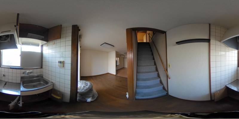 パノラマ画像キッチン