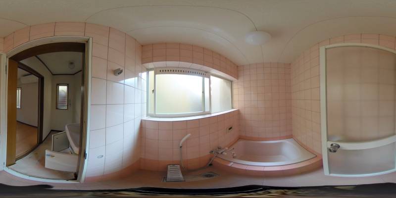 パノラマ画像バスルーム