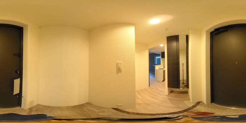 パノラマ画像玄関