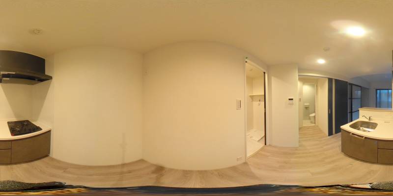 パノラマ画像キッチン