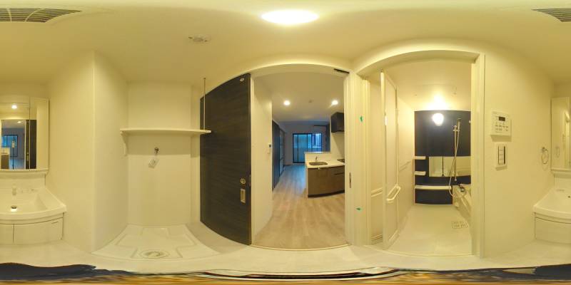 パノラマ画像洗面所