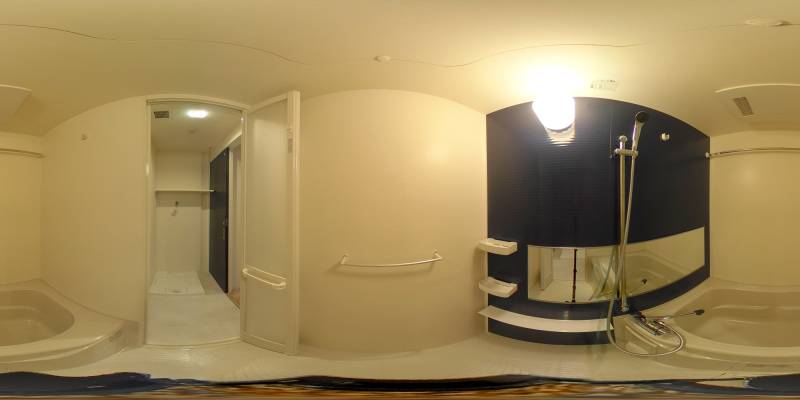 パノラマ画像バスルーム