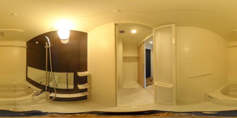 パノラマ画像バスルーム