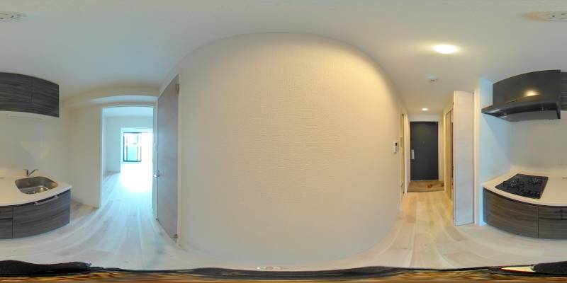 パノラマ画像キッチン