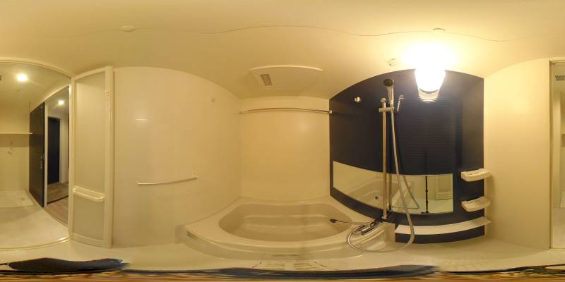 パノラマ画像バスルーム