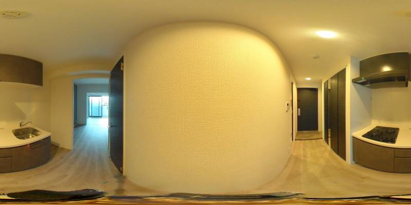 パノラマ画像キッチン