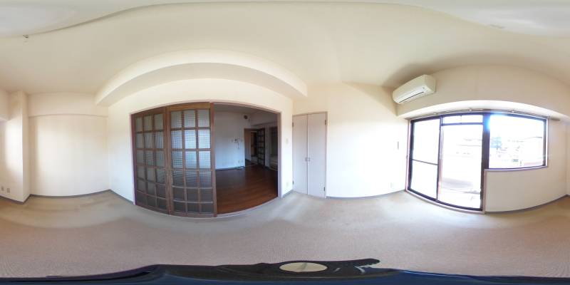 パノラマ画像洋室