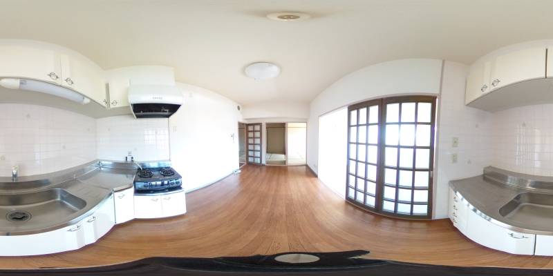 パノラマ画像キッチン