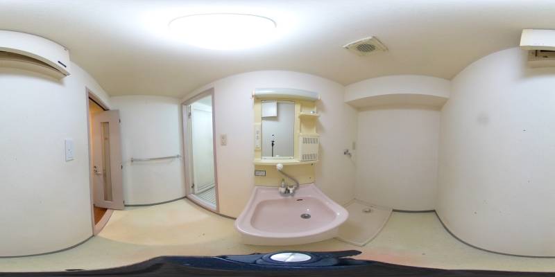 パノラマ画像洗面所