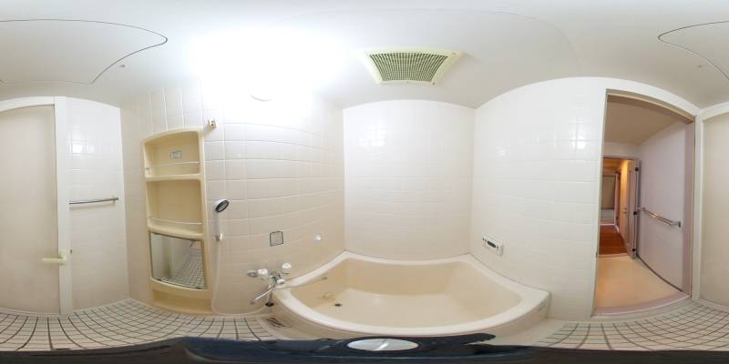 パノラマ画像バスルーム