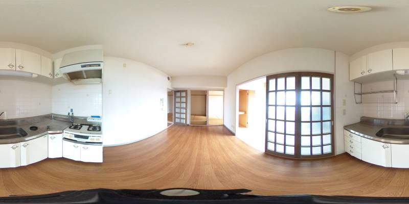 パノラマ画像キッチン