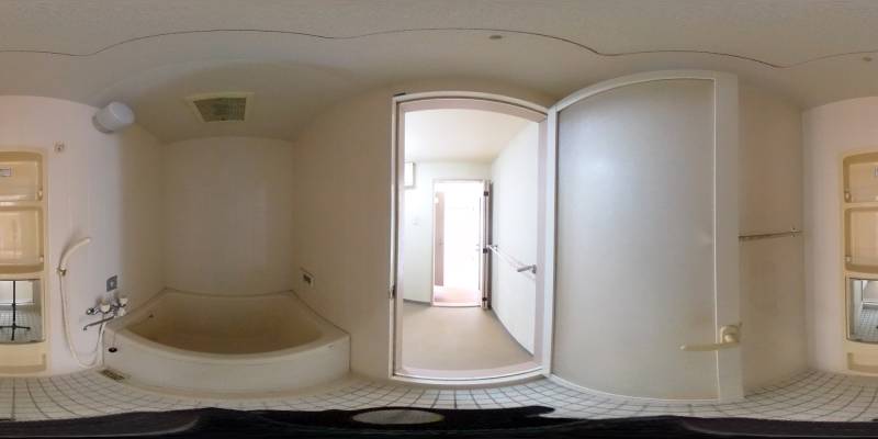 パノラマ画像バスルーム