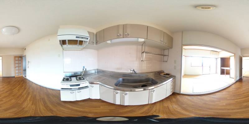 パノラマ画像キッチン