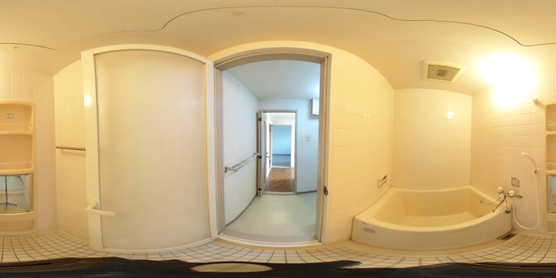 パノラマ画像バスルーム