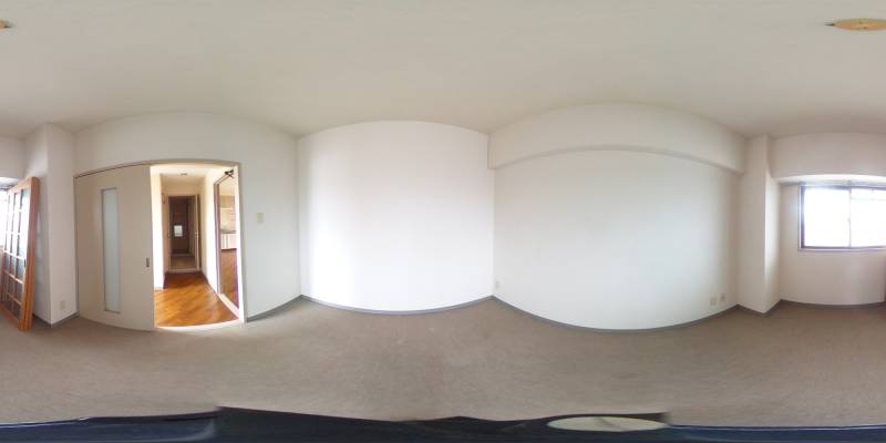 パノラマ画像洋室