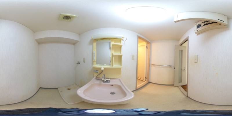 パノラマ画像洗面所