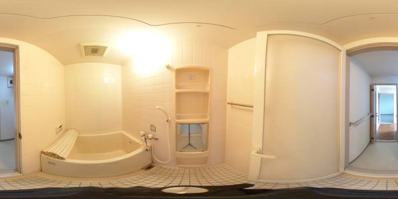 パノラマ画像バスルーム