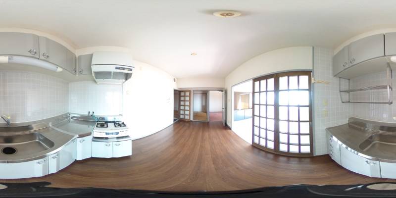 パノラマ画像キッチン