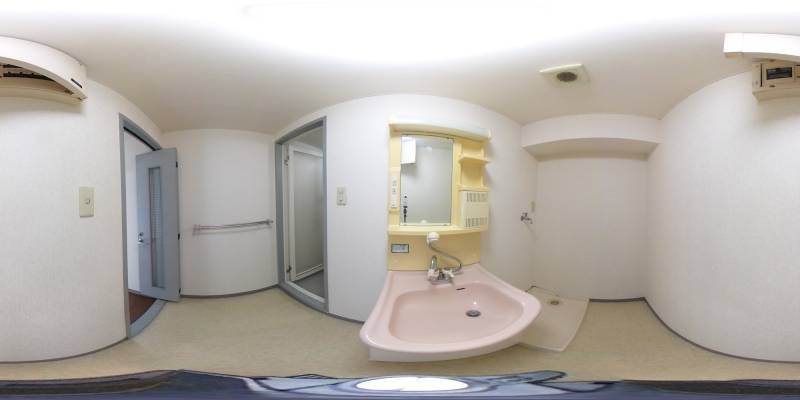 パノラマ画像洗面所
