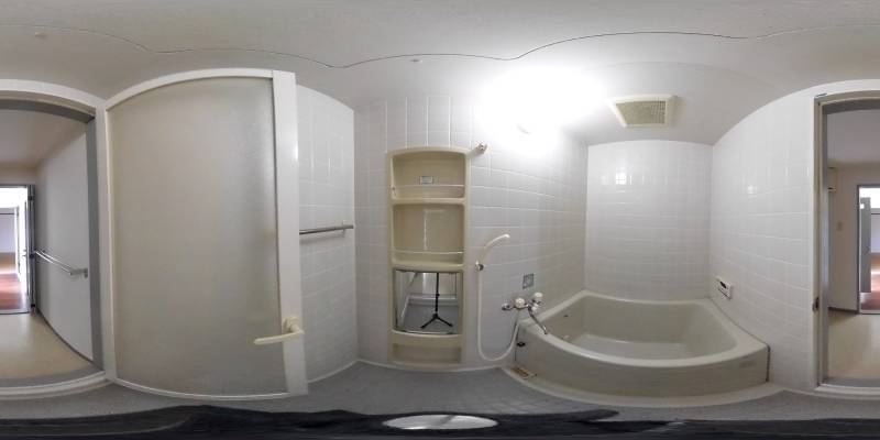 パノラマ画像バスルーム