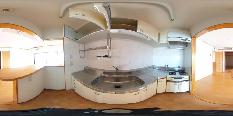 パノラマ画像キッチン