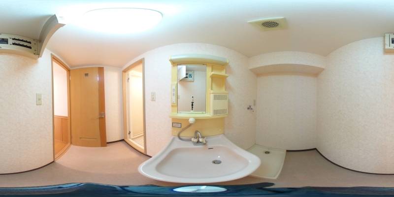 パノラマ画像洗面所