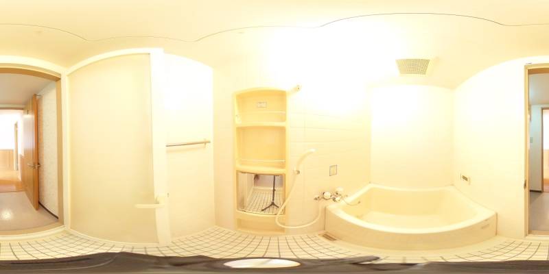 パノラマ画像バスルーム
