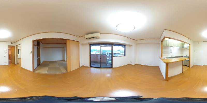 パノラマ画像リビング